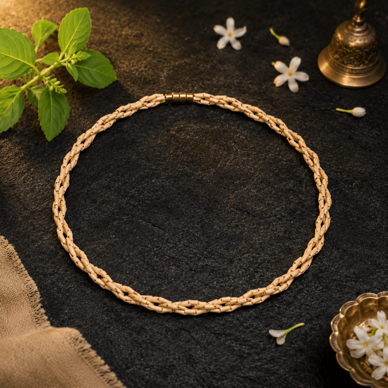 Pavanam Twisted Tulsi Kanthi Mala
