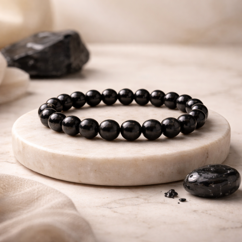 Pavanam Black Tourmaline Protection Band – Protection | Energy Shield