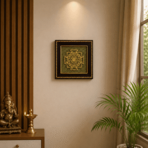 Pavanam Shree Yantra Pyrite Abundance Frame