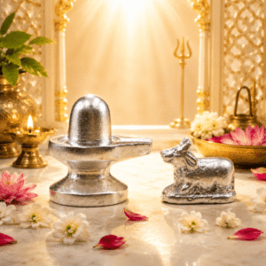 Pavanam Paradeshwar Shivling & Nandi for Home Temple & Daily Puja