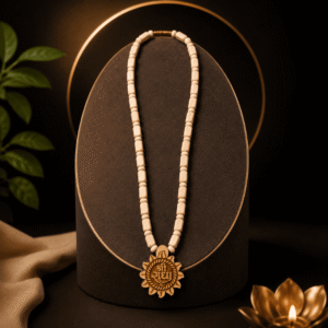 Pavanam Shri Radha Pendant Tulsi Mala